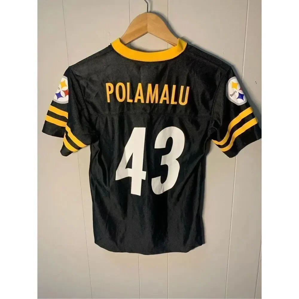 NFL Kids Pittsburgh Steelers 43 football jersey Polamalu Youth Medium
